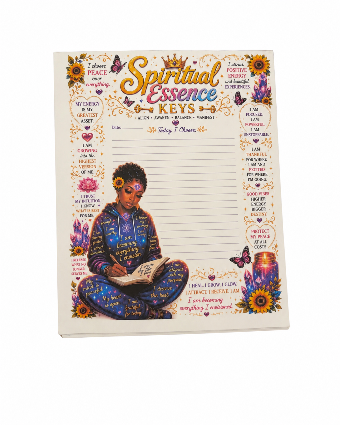 Spiritual Essence Keys Notepad