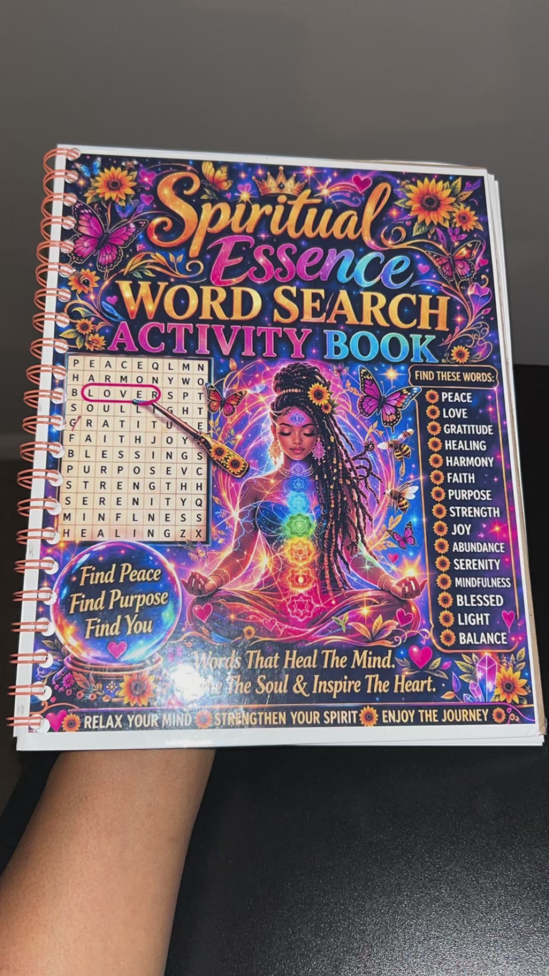 Spiritual Essence Word Search Activity Book Vol.1